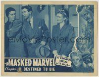 6r692 MASKED MARVEL chapter 8 LC '43 Louise Currie, Republic masked hero serial, Destined To Die!