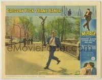 6r704 MIRAGE LC #5 '65 great image of amnesiac Gregory Peck running on street!