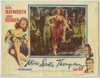6r707 MISS SADIE THOMPSON 2D LC '53 soldiers in nightclub admire sexy Rita Hayworth showing her leg!