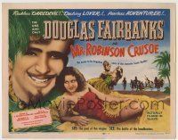 6r191 MR. ROBINSON CRUSOE TC R53 dashing lover & daredevil Douglas Fairbanks + sexy island babe!