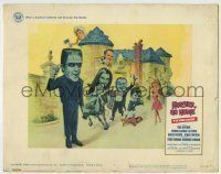 6r720 MUNSTER GO HOME LC #7 '66 best portrait of Fred Gwynne & entire wacky monster family!