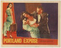6r769 PORTLAND EXPOSE LC '57 c/u of Carolyn Craig being attacked by man ripping her clothes off!