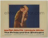 6r773 PRINCE & THE SHOWGIRL LC #4 '57 Laurence Olivier nuzzling sexy Marilyn Monroe from 1sheet!