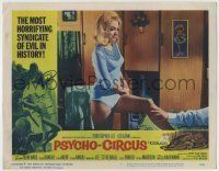 6r775 PSYCHO-CIRCUS LC #3 '67 c/u of hand touching sexy Margaret Lee in fishnet stockings!