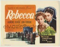 6r229 REBECCA TC R50s Alfred Hitchcock, different image of Joan Fontaine & Judith Anderson!
