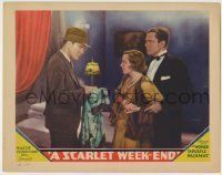 6r802 SCARLET WEEK-END LC '32 Dorothy Revier & boyfriend are confronted with evidence of cheating!