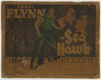 6r243 SEA HAWK TC '40 full-length art of Errol Flynn by romantic close up with Brenda Marshall!