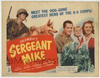 6r248 SERGEANT MIKE TC '44 Larry Parks, Jeanne Bates, story of GI and his K-9 Corps dog!