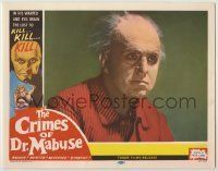 6r867 TESTAMENT OF DR. MABUSE LC R53 Rudolf Klein-Rogge as Fritz Lang's psychotic criminal genius!