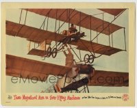 6r884 THOSE MAGNIFICENT MEN IN THEIR FLYING MACHINES LC #5 '65 two early airplanes in mid air!