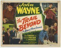 6r306 TRAIL BEYOND TC R40s John Wayne with Noah Beery Jr. & Sr., James Oliver Curwood, rare!