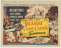 6r309 TREASURE OF LOST CANYON TC '52 William Powell in Robert Louis Stevenson western adventure!