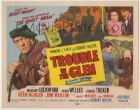 6r312 TROUBLE IN THE GLEN TC '54 Orson Welles, Margaret Lockwood, Victor McLaglen, Scotland!