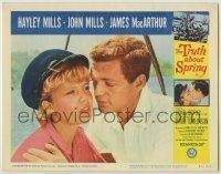 6r905 TRUTH ABOUT SPRING LC #2 '65 super c/u of Hayley Mills, who's in love with James MacArthur!