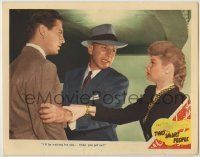 6r912 TWO SMART PEOPLE LC #7 '46 Lucille Ball tells John Hodiak she'll wait for him to get out!