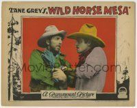 6r967 WILD HORSE MESA LC '25 from Zane Grey's novel, Jack Holt in staredown with scruffy bad guy!