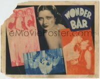 6r979 WONDER BAR LC '34 Kay Francis, Dolores Del Rio, montage of cool images, rare!