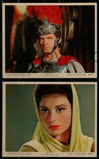 6s176 BEN-HUR 5 color 8x10 stills R69 great images of sexy Haya Harareet and Stephen Boyd, more!
