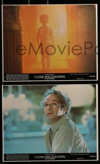 6s052 CLOSE ENCOUNTERS OF THE THIRD KIND 8 8x10 mini LCs '77 Steven Spielberg, Dreyfuss, Truffaut!