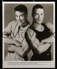 6s576 DOUBLE IMPACT 7 8x10 stills '91 cool images of Jean-Claude Van Damme in a dual role as twins!