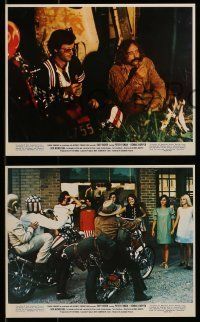 6s222 EASY RIDER 3 color 8x10 stills '69 Peter Fonda, Dennis Hopper & Jack Nicholson, Karen Black!