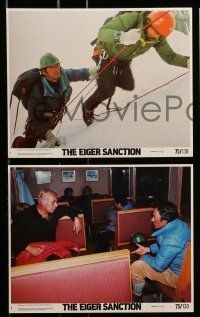 6s058 EIGER SANCTION 8 8x10 mini LCs '75 Clint Eastwood's lifeline was held by assassin he hunted!