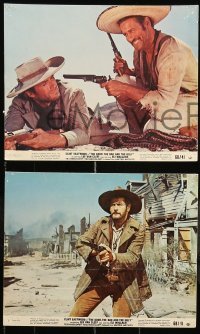 6s202 GOOD, THE BAD & THE UGLY 4 8x10 mini LCs '68 Clint Eastwood, Lee Van Cleef, Leone classic!
