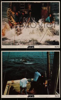 6s204 JAWS 4 8x10 mini LCs '75 Spielberg classic, Roy Scheider, Robert Shaw, Richard Dreyfuss!