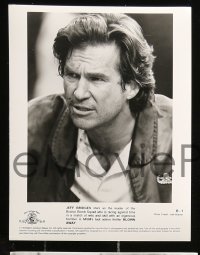 6s291 JEFF BRIDGES 22 8x10 stills '70s-90s cool portraits of the star from a variety of roles!