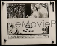 6s858 LONG, HOT SUMMER 3 8x10 stills '58 Paul Newman, Woodward, Welles, Remick, all poster art!