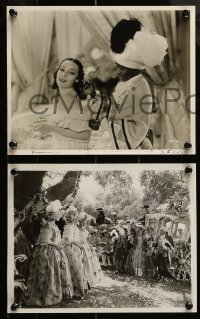 6s862 MADAME DU BARRY 3 8x10 stills '34 all with Anita Louise in Marie Antoinette outfit!