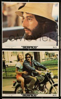 6s100 SERPICO 8 8x10 mini LCs '74 Al Pacino, Sidney Lumet crime classic!