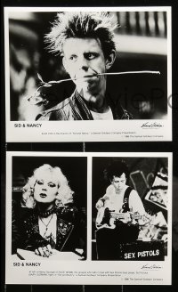 6s739 SID & NANCY 5 8x10 stills '86 Gary Oldman & Chloe Webb, punk rock classic directed by Cox!
