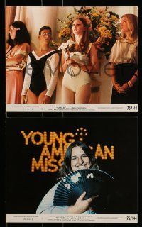 6s151 SMILE 7 8x10 mini LCs '75 Bruce Dern & lots of teenage girls in beauty pageant!