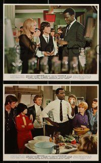 6s194 TO SIR, WITH LOVE 5 color 8x10 stills '67 Sidney Poitier, Geeson, directed by James Clavell!