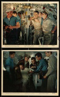 6s211 TORPEDO RUN 4 color 8x10 stills '58 Glenn Ford, Ernest Borgnine, Dean Jones, Brewster