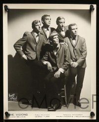 6s820 VISIONS 4 8x10 music publicity stills '60s great images of the band!