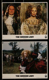 6s117 WICKED LADY 8 8x10 mini LCs '83 directed by Michael Winner, Faye Dunaway, Alan Bates!