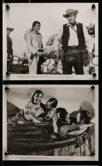 6s562 WILD BUNCH 8 8x10 stills '69 portraits of William Holden, Robert Ryan, Ernest Borgnine +more!