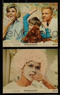 6s174 WITH SIX YOU GET EGGROLL 6 color 8x10 stills '68 Doris Day, Brian Keith, Barbara Hershey