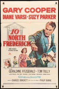 6t011 10 NORTH FREDERICK 1sh '58 Gary Cooper, Diane Varsi, from John O'Hara's best-seller!