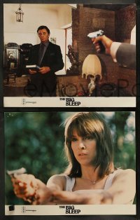 6w061 BIG SLEEP 8 int'l color 11x14 stills '78 Robert Mitchum, sexy Candy Clark, Joan Collins!