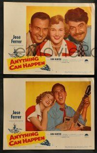 6w042 ANYTHING CAN HAPPEN 8 LCs '52 great images of Jose Ferrer, Kim Hunter, Kurt Kasznar!