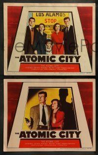 6w044 ATOMIC CITY 8 LCs '52 Cold War nuclear scientist Gene Barry in the big suspense shock story!