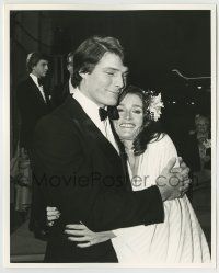 6x012 CHRISTOPHER REEVE/MARGOT KIDDER 8x10 photo '78 at Superman premiere by by Peter Borsari!