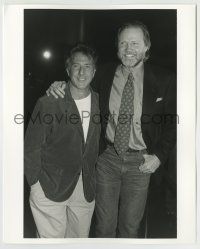 6x017 DUSTIN HOFFMAN/JON VOIGHT 8x10 photo '80s Midnight Cowboy stars reunited by Peter Borsari!