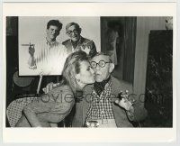 6x021 GEORGE BURNS/VANNA WHITE 8x10 photo '88 she's kissing him on 92nd birthday by Peter Borsari!