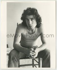 6x025 JOHN TRAVOLTA 8x10 photo '70s seated in tanktop before he was a superstar by Peter Borsari!