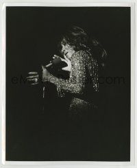 6x041 TINA TURNER 8.25x10 photo '80s performing solo on stage at microphone by Peter Borsari!