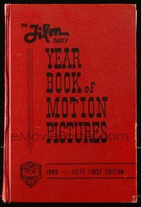 6x069 FILM DAILY YEARBOOK OF MOTION PICTURES hardcover book '69 loaded with movie information!